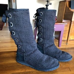 Ugg Black Heirloom Boots